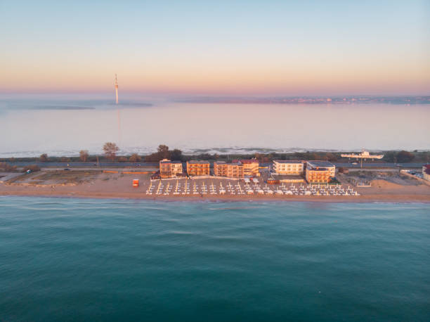 istock Summer sunrise at the Black Sea, Romania 1273737385
