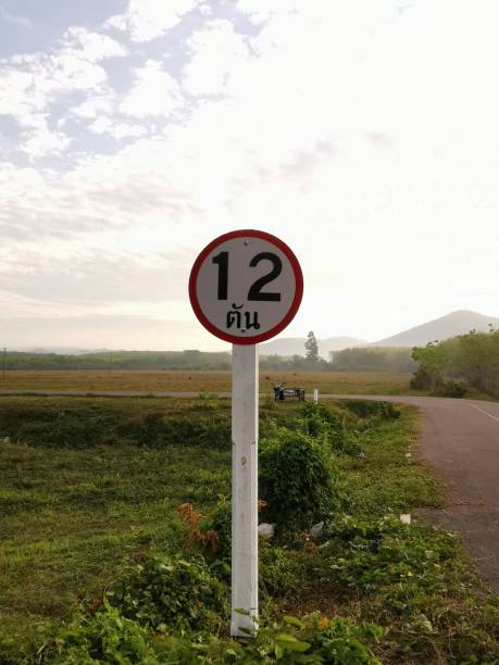 istock Traffic sign weighting 12 tons 1273738933