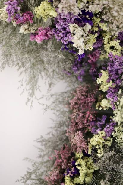 istock Many dry flowers on the wall 1273753036