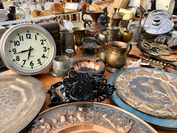 istock Flea market on open air in Guardamar town 1273753096