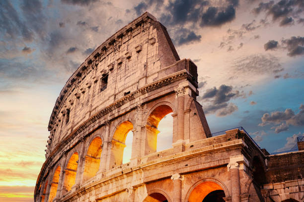 istock Roman Coliseum at Sunset 1273770479