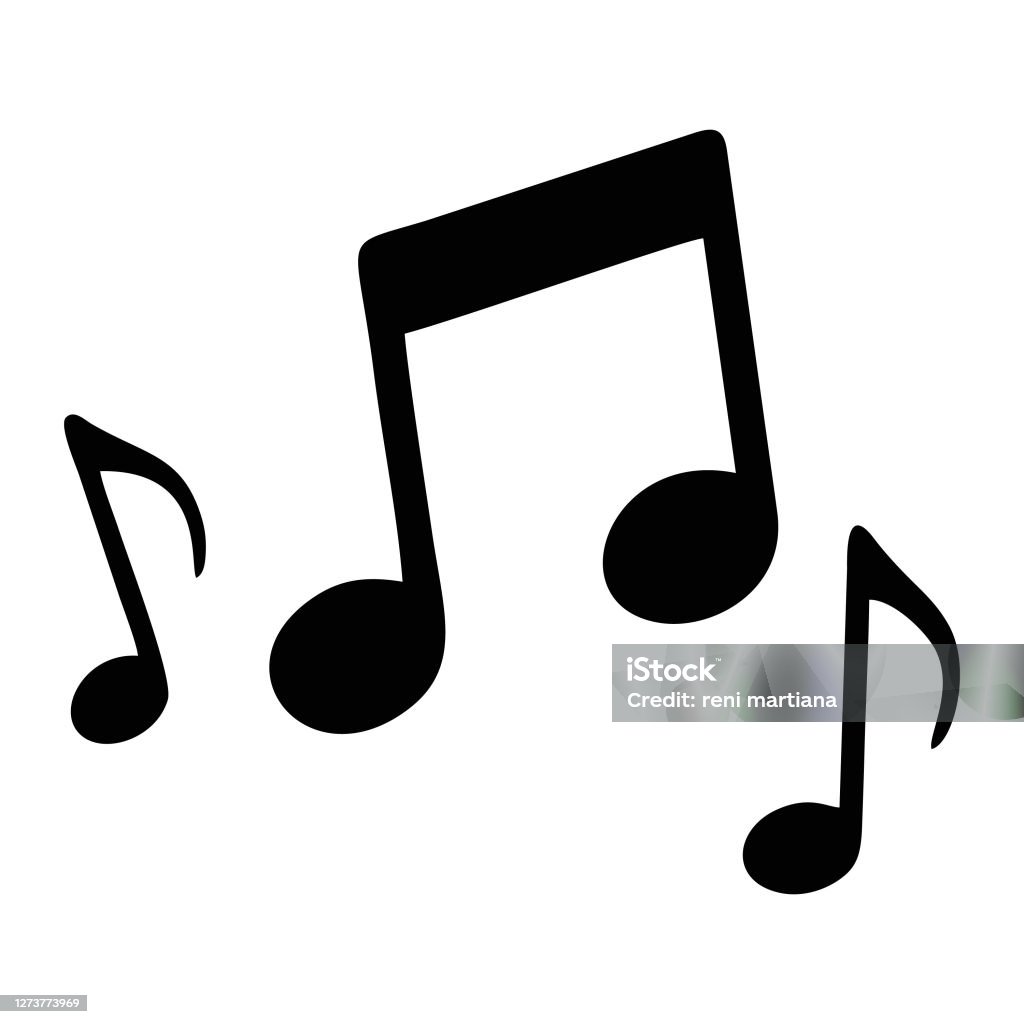 music notes icon Musical Note stock vector