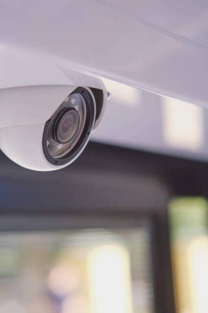 istock Security camera to spy on people on the bus 1273778622