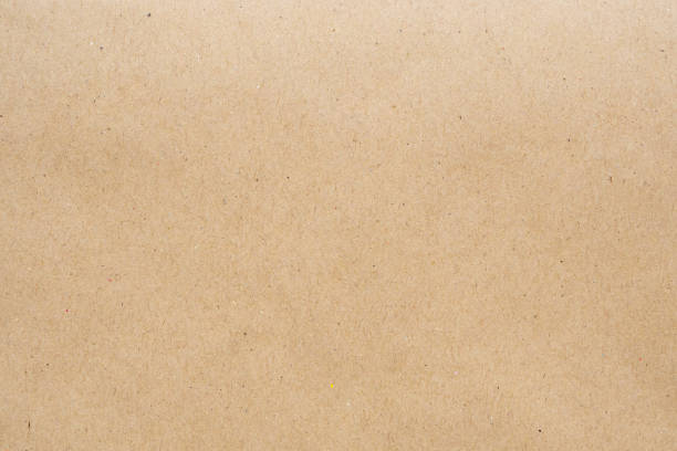 brun eco recyclé kraft feuille de papier texture fond en carton - brown paper paper striped corrugated cardboard photos et images de collection