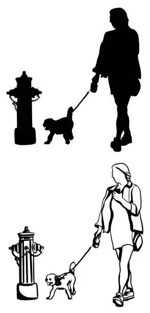 Vector illustration of StreetSmartDog