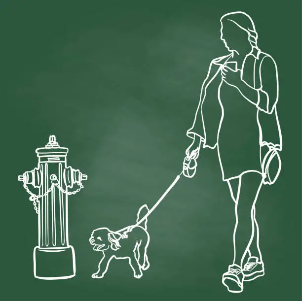 Vector illustration of StreetSmartDog