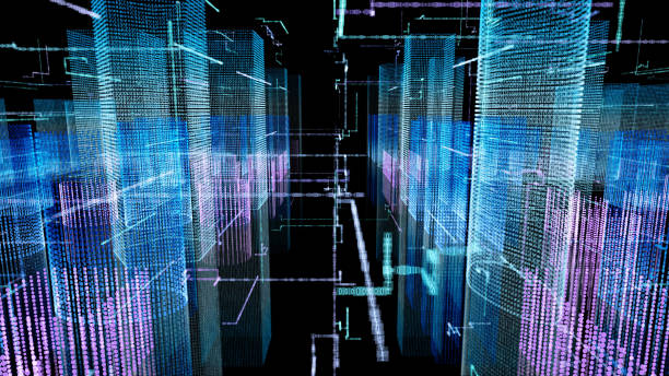 istock Digital city skyline 1273792538
