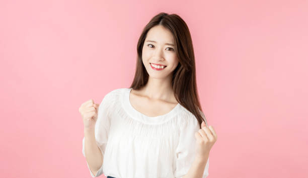 istock Motivated young asian woman. 1273794625