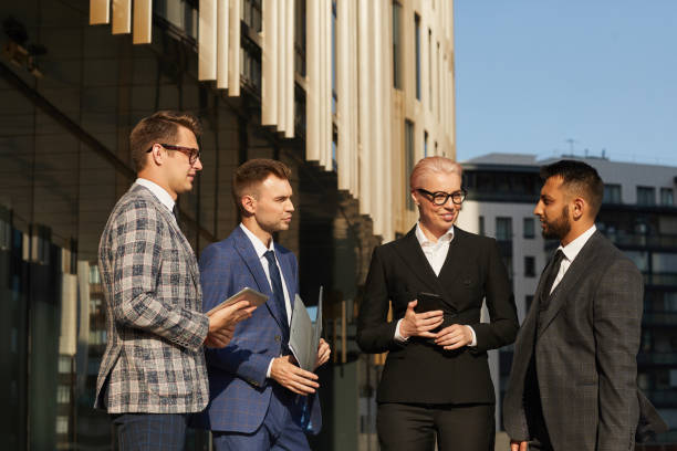 istock Leader with her team outdoors 1273800481