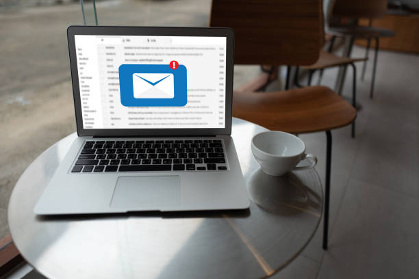 istock Mail Communication Connection message to mailing contacts phone Global Letters Concept 1273803944