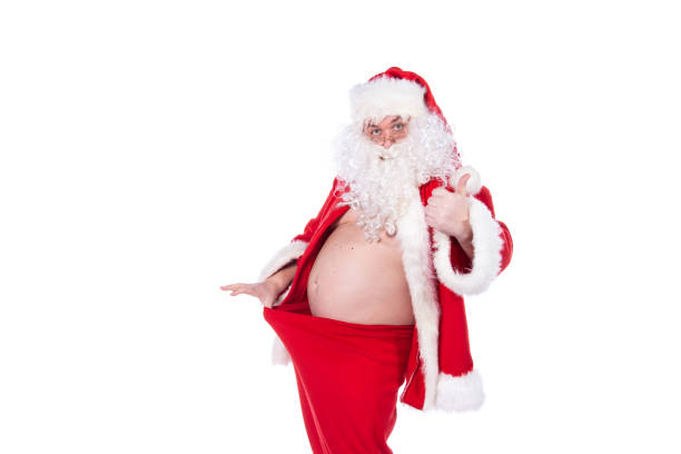 istock Funny Santa Claus and health problems. 1273810214