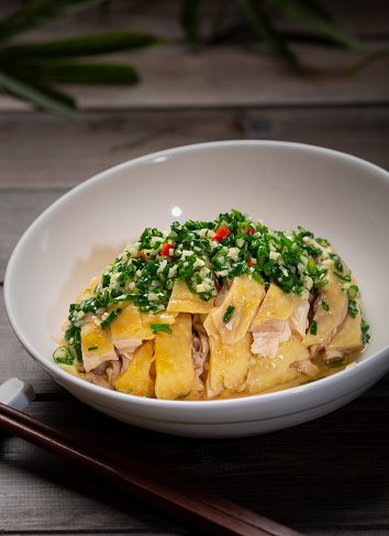 A delicious and mellow Chinese dish, steamed pork with taro