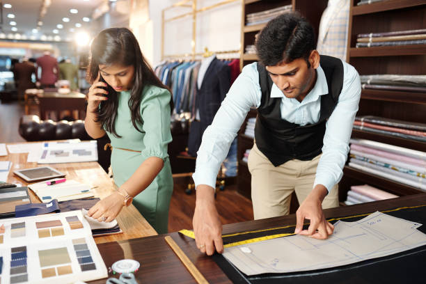 istock Couple working in their atelier 1273810479