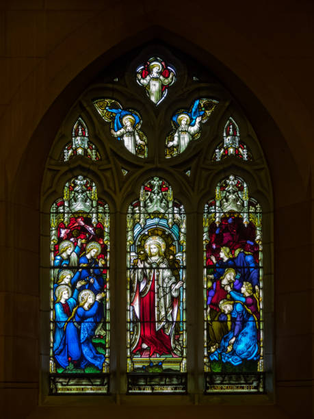 istock Stained glass window - Ballarat 1273816661