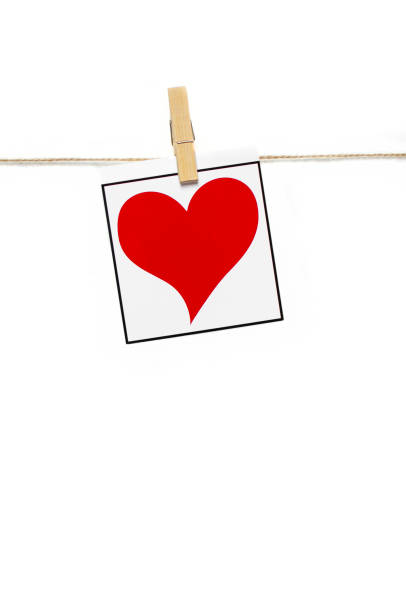 istock Blank instant photo and valentines heart isolated 1273819465