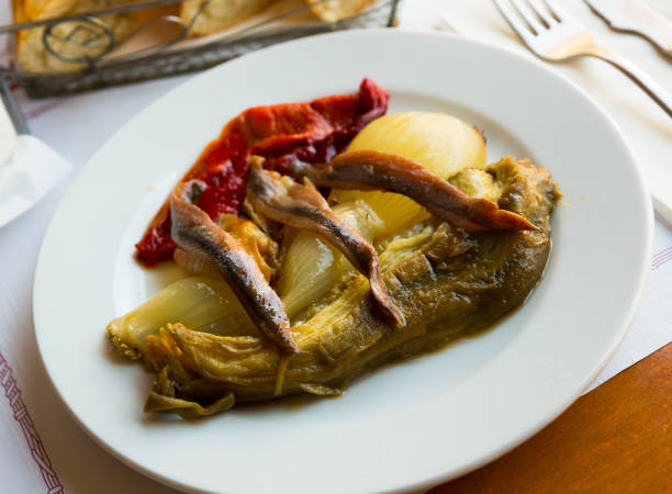 istock Catalan escalivada with anchovy fillets 1273834636