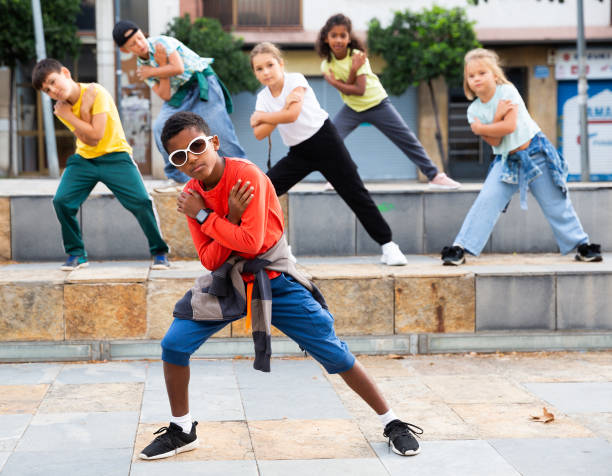 istock Boy hip hop dancer exercising outdoors 1273836342