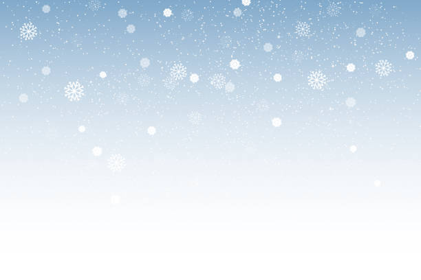 istock Vector winter background with snowflakes. Celebratory New Year's and Christmas blue background 1273837729