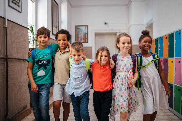 istock Portrait of elementary school students 1273837876