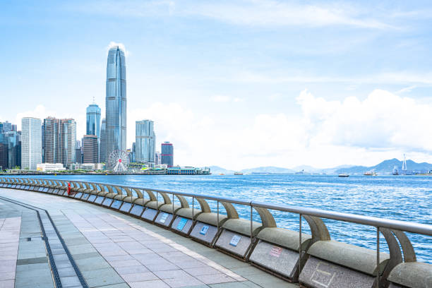 istock Hong Kong skyline in Victoria Harbour 1273839488