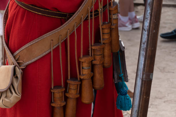 istock Gunman's clothes and old shotgun 1273847095