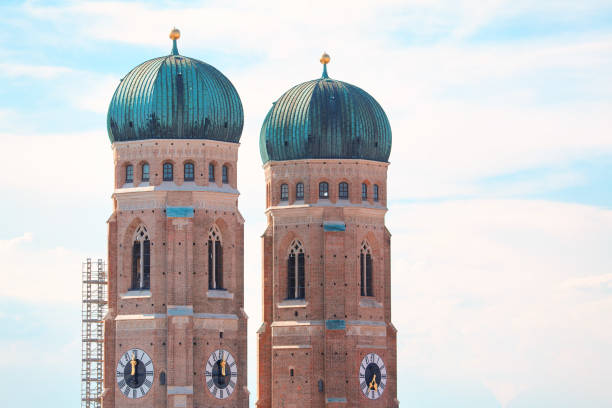 istock Frauenkirche two towers with horology 1273852615