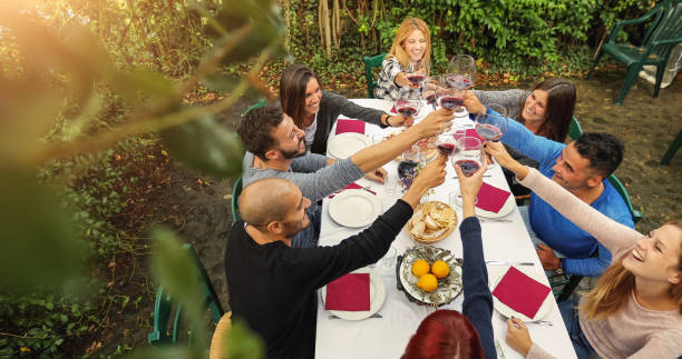 istock Grape harvesting for wine making storytelling: workers team relaxing after the harvest 1273855634