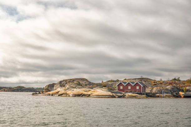 istock Small shack on island in Gothenburg archipelago 1273860849