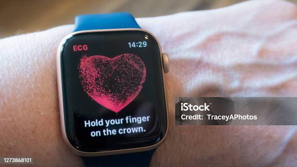 Apple Watch Series 6 Wearable Tech Stock Photo - Download Image Now - Apple Watch, Apple Computers, Big Tech