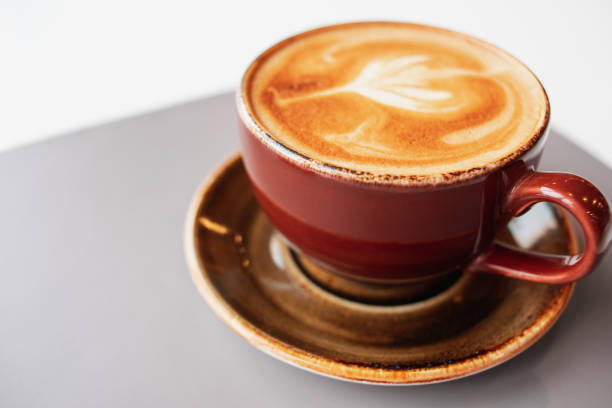 istock Morning coffee in a ceramic cup with foam. 1273868413