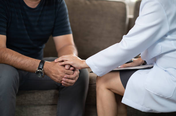istock Doctor or psychologist and patient 1273870702