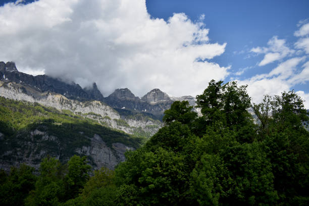 istock Amazing mountain scenery at the Walensee in Switzerland 1273871614