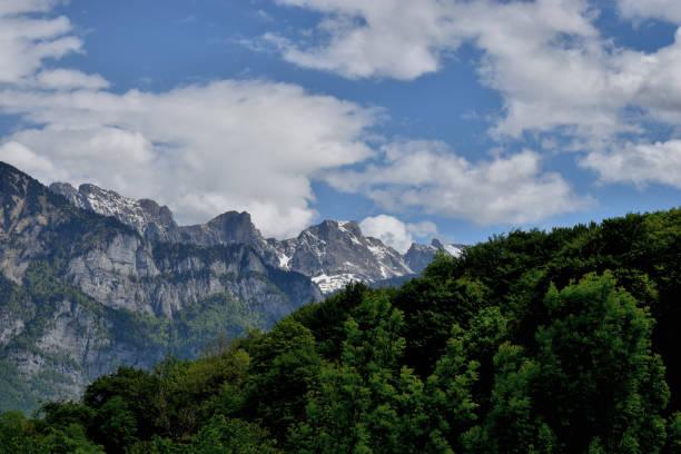 istock Amazing mountain scenery at the Walensee in Switzerland 1273871616