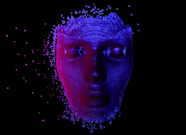 istock Face consisting of blocks 1273873567