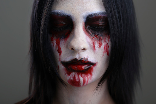 Portrait of a female vampire. Halloween theme. See more vampires (XXXL size) in my lightbox \