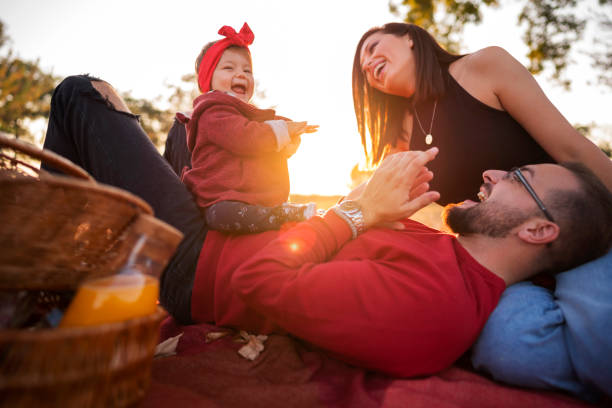 Peaceful Family afternoon at the park