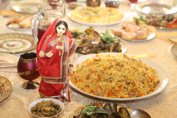 istock Dish with pilaf on the festive table 1273876715