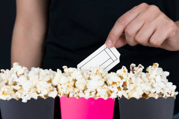 Popcorn Bags in a Row