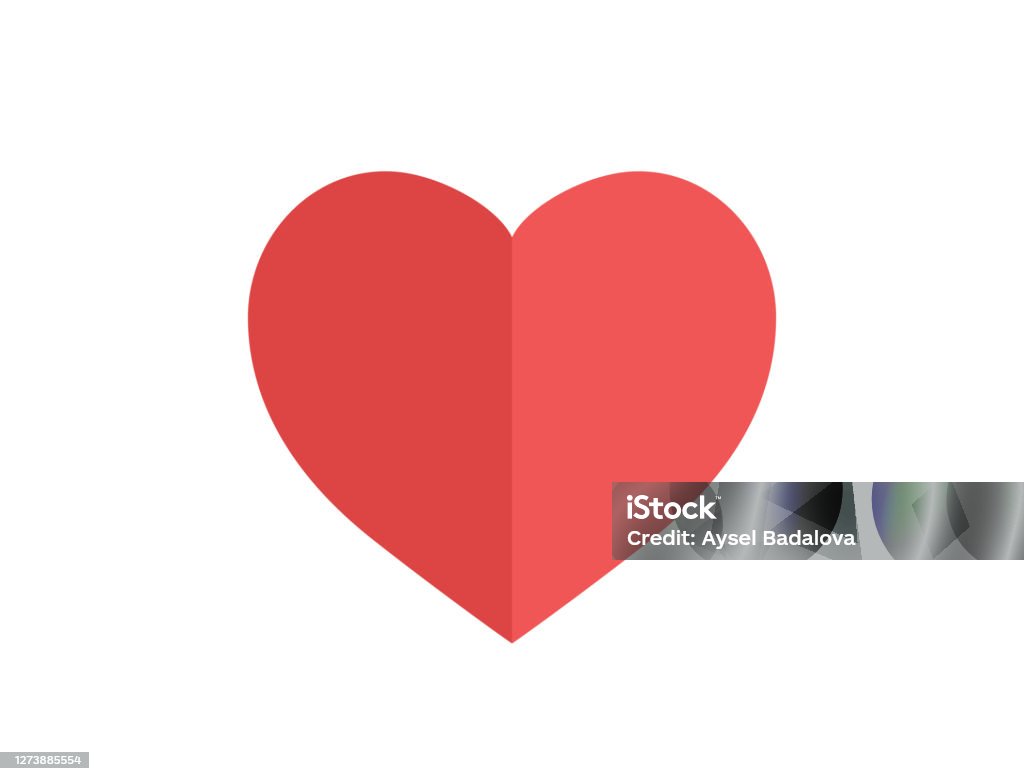 Biểu Tượng Trái Tim Biểu Tượng Nửa Trái Tim Vectơ Tim Hai Mảnh ...