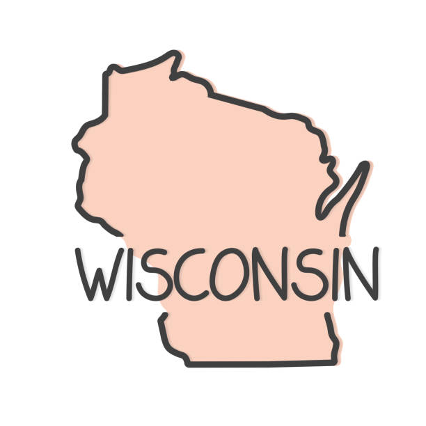 Wisconsin Simple Outline 750+ Wisconsin State Outline Stock Photos, Pictures & Royalty-Free ...