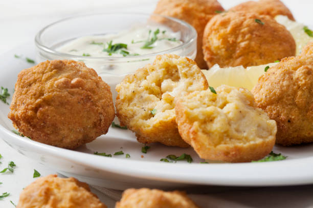 istock Hush Puppies with a Creamy Dip 1273890919