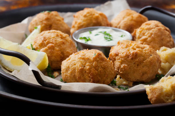 istock Hush Puppies with a Creamy Dip 1273891097