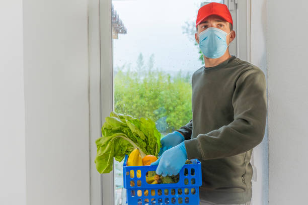 istock Home delivery food during virus outbreak 1273900096