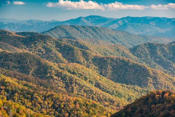 Photo of Great Smoky Mountains National Park, Tennessee, USA at the Newfound Pass