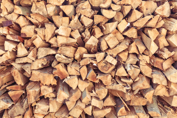 istock Harvesting firewood for the winter, texture, background 1273907909