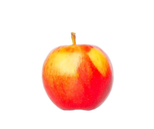 istock single red apple isolated on white background with clipping path. one fruit. 1273909378