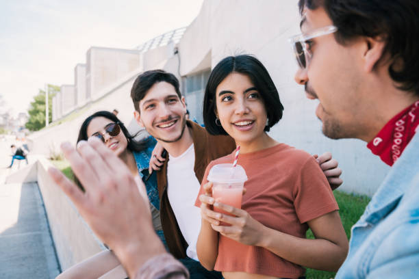 istock Group of friends having fun together. 1273909685