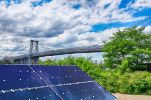 Solar panels in New York City