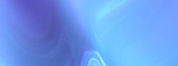 istock Bright liquid abstract background with wavy streaks, tints and glow. 3D illustration, 3D rendering. 1273918232