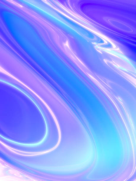istock Fluid abstract curves background illustration. Vibrant liquid marble colorful abstraction. 3D illustration, 3D rendering. 1273918242